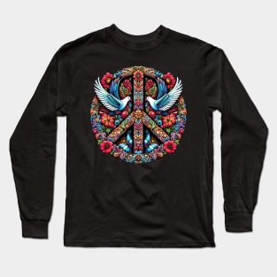 Love and Peace Doves Long Sleeve T-Shirt